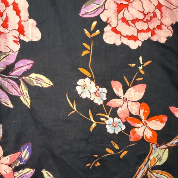 Johnny Was Workshop Floral Emboirdered Top 100% Ramie Boho Artsy 2x - Picture 3 of 9